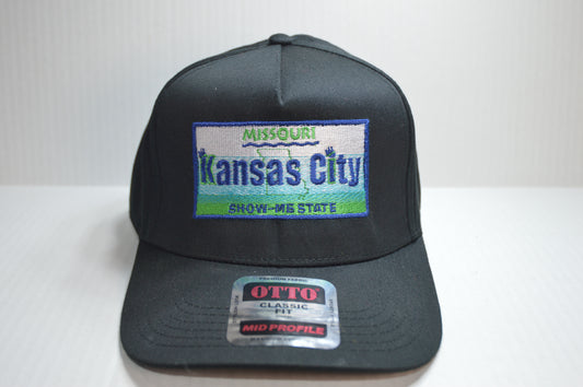 Kansas City Missouri License Plate Patch Hat - Otto 5-Panel Snapback Cap