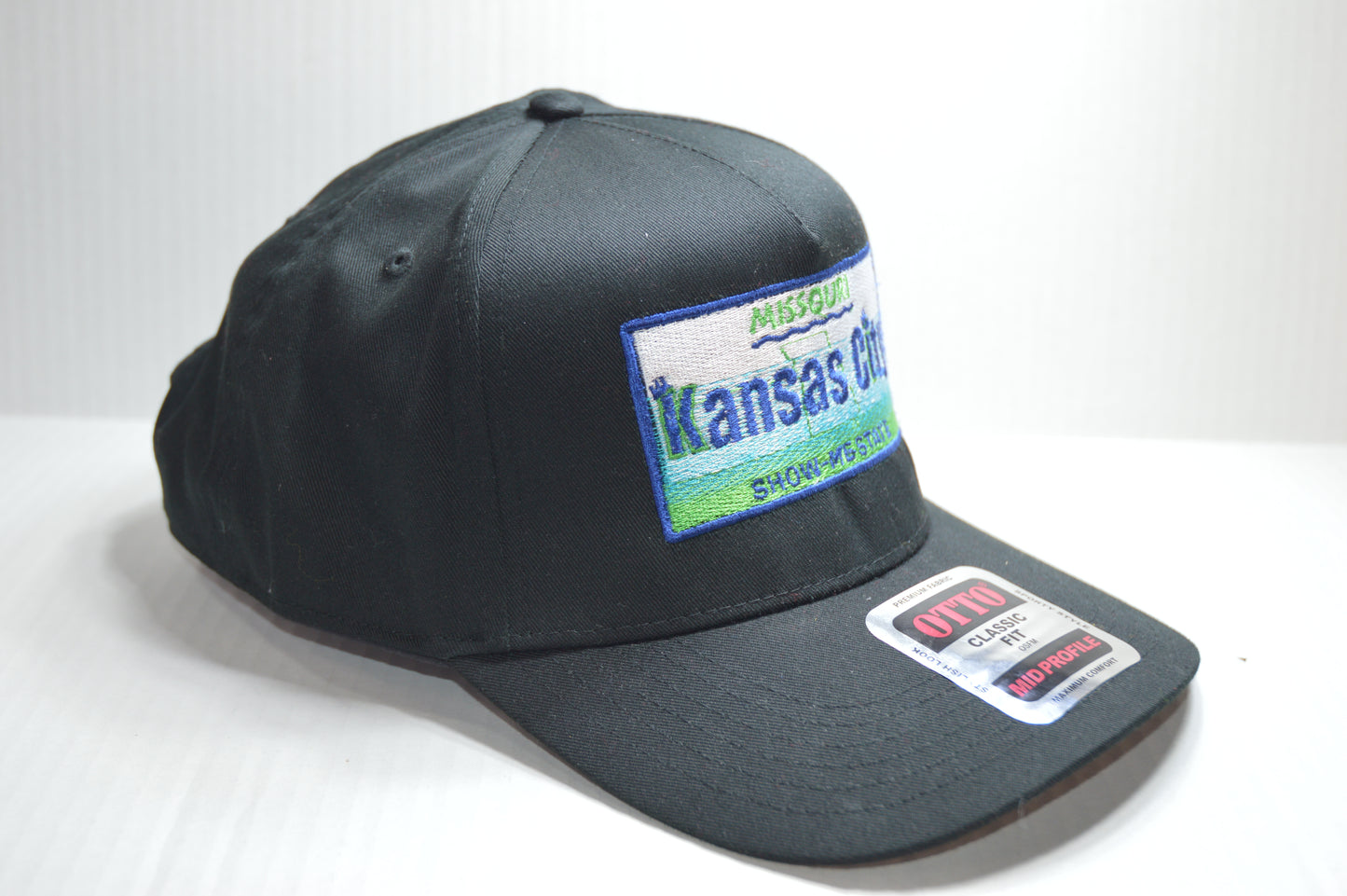 Kansas City Missouri License Plate Patch Hat - Otto 5-Panel Snapback Cap