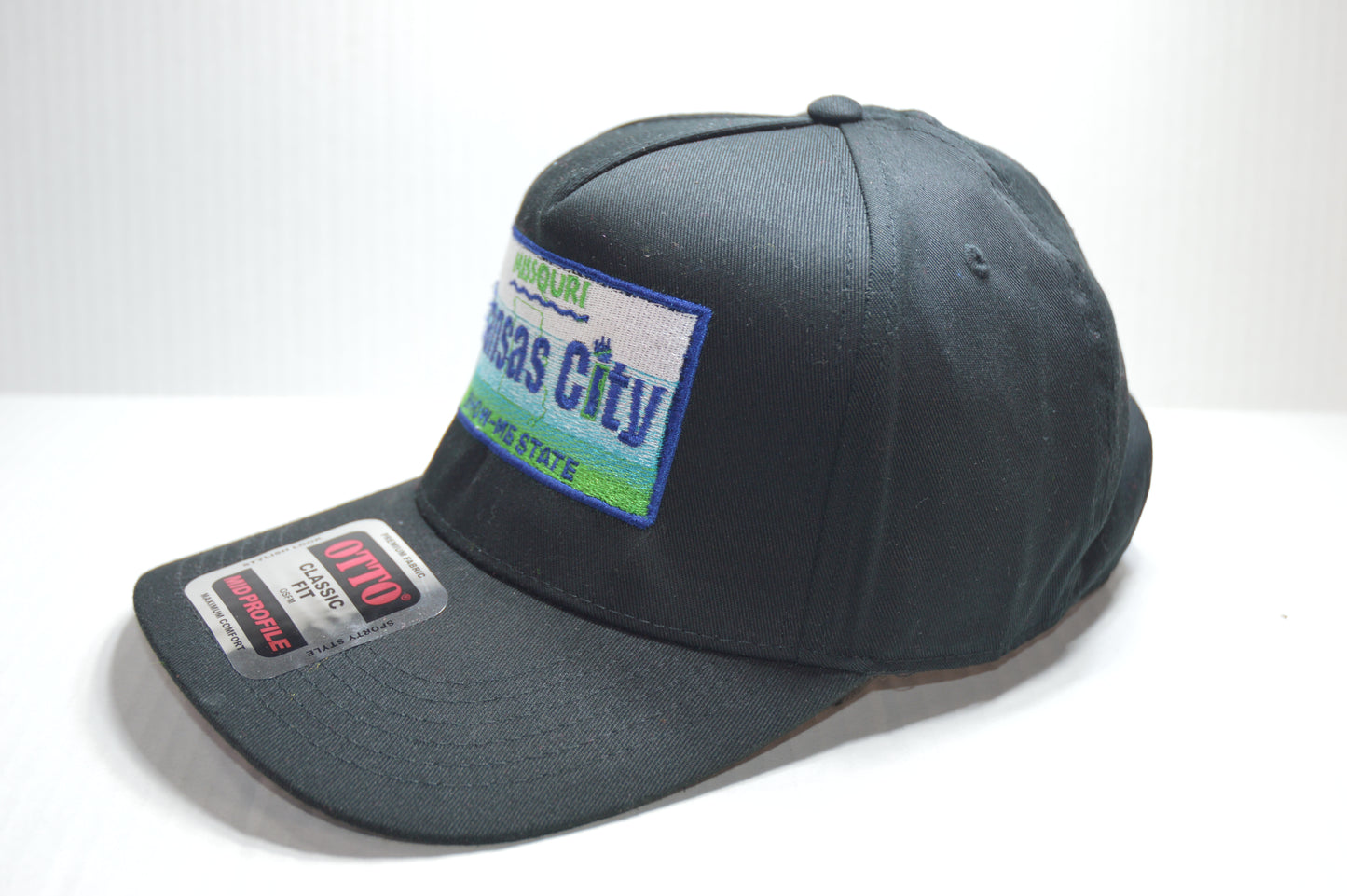 Kansas City Missouri License Plate Patch Hat - Otto 5-Panel Snapback Cap